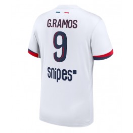 Paris Saint-Germain Goncalo Ramos #9 Uit tenue 2025-26 Korte Mouw